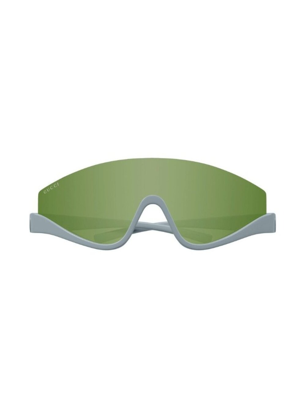 NEW GG1650S 011 GUCCI SUNGLASSES, SHIELD GRAY GREEN UNISEX GUCCI EYEWEAR - Picture 2 of 3